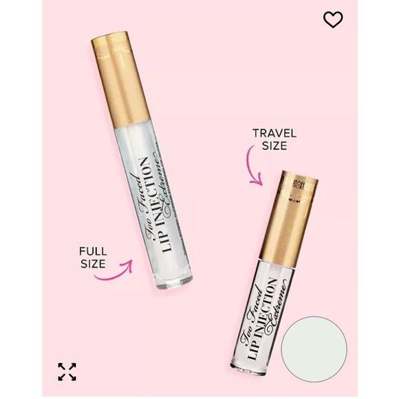 TOO FACED - NEW Set of 2 Travel Size Lip Injection Extreme Lip Plumpers/Original - Picture 10 of 15